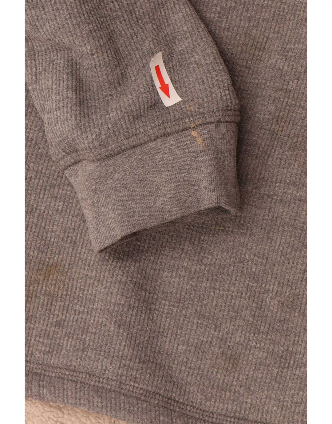 Felpa da uomo Lee con collo abbottonato, maglione piccolo in cotone grigio