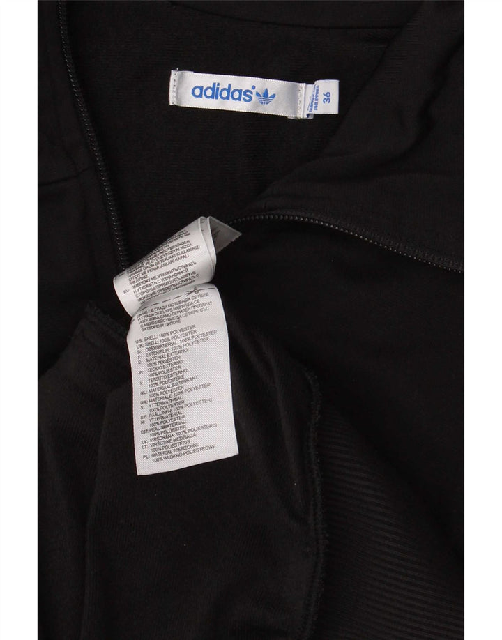 Giacca da ginnastica grafica da donna Adidas EU 36 piccola poliestere nero