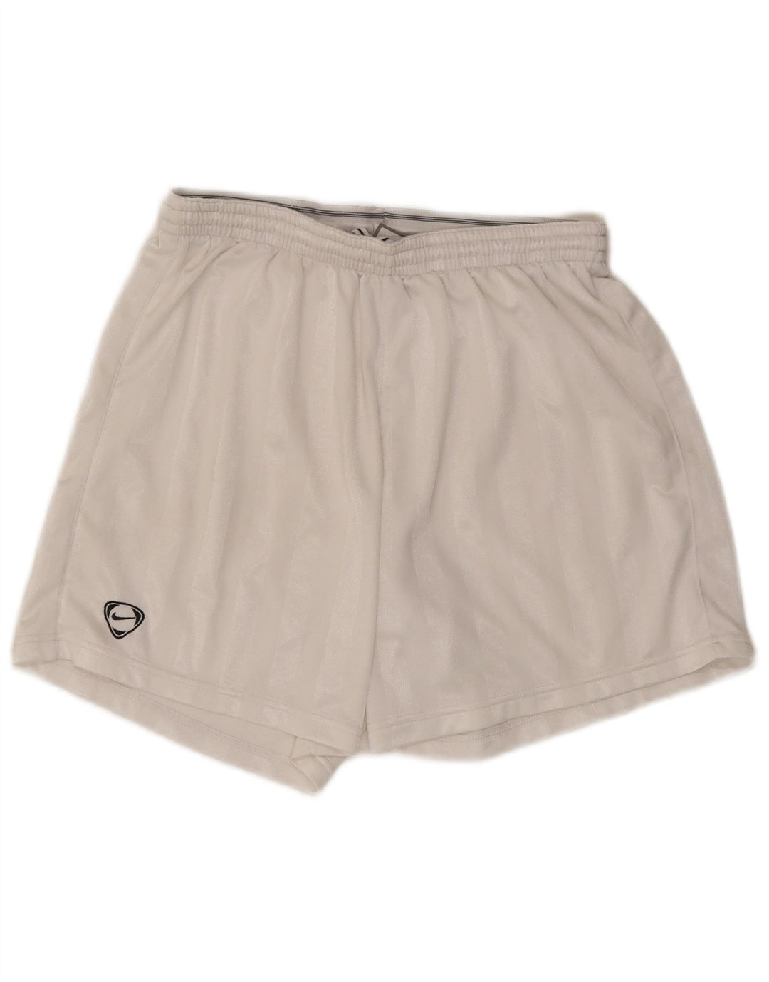 Pantaloncini sportivi da uomo NIKE a righe bianche medie