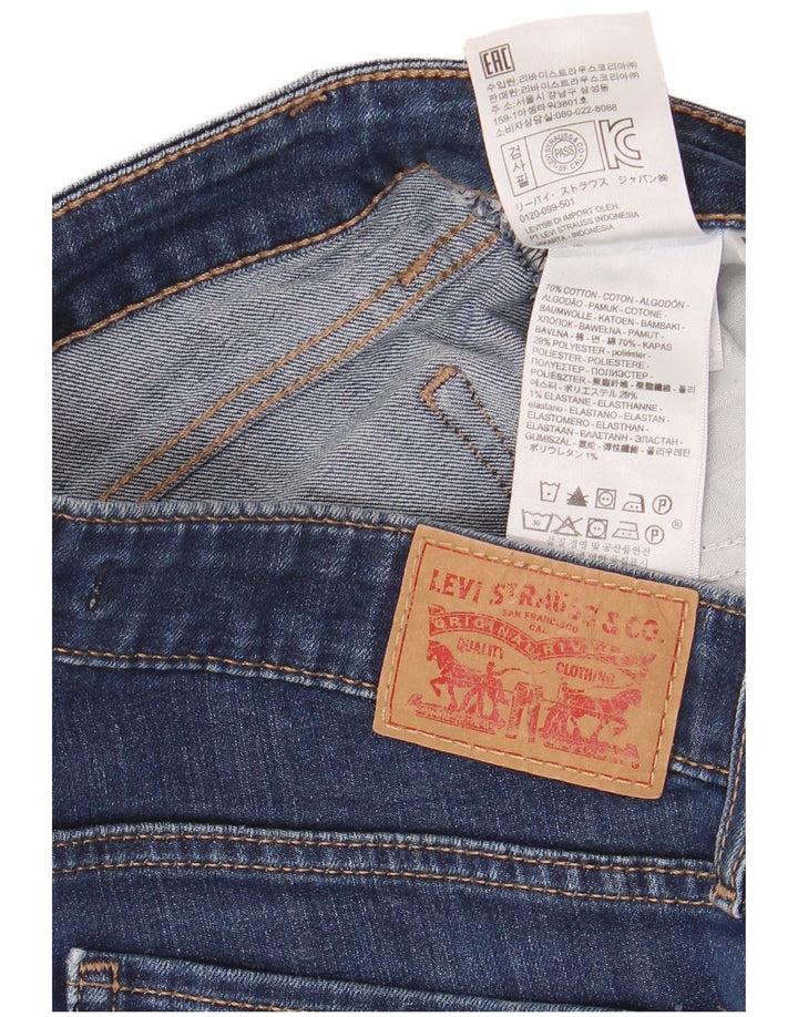 LEVI'S Jeans skinny 711 da donna W26 L30 cotone blu