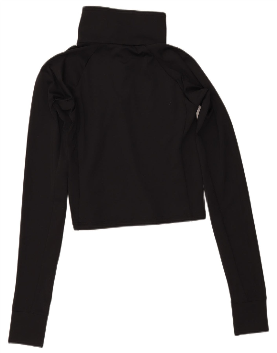 COLUMBIA Top da tuta pullover con collo corto da donna UK 12 medio nero