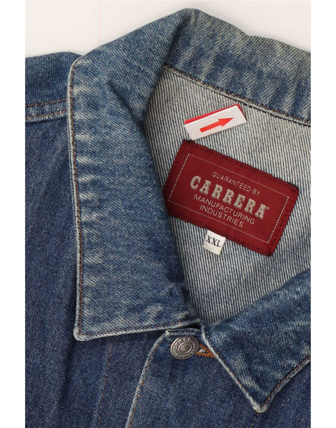 Giacca di jeans da uomo Carrera UK 44 2XL Cotone blu