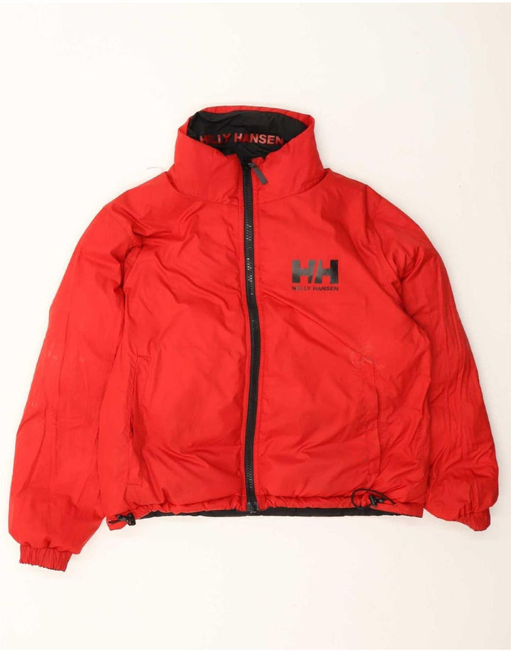 Giacca imbottita con grafica oversize da donna Helly Hansen UK 10 piccola nera