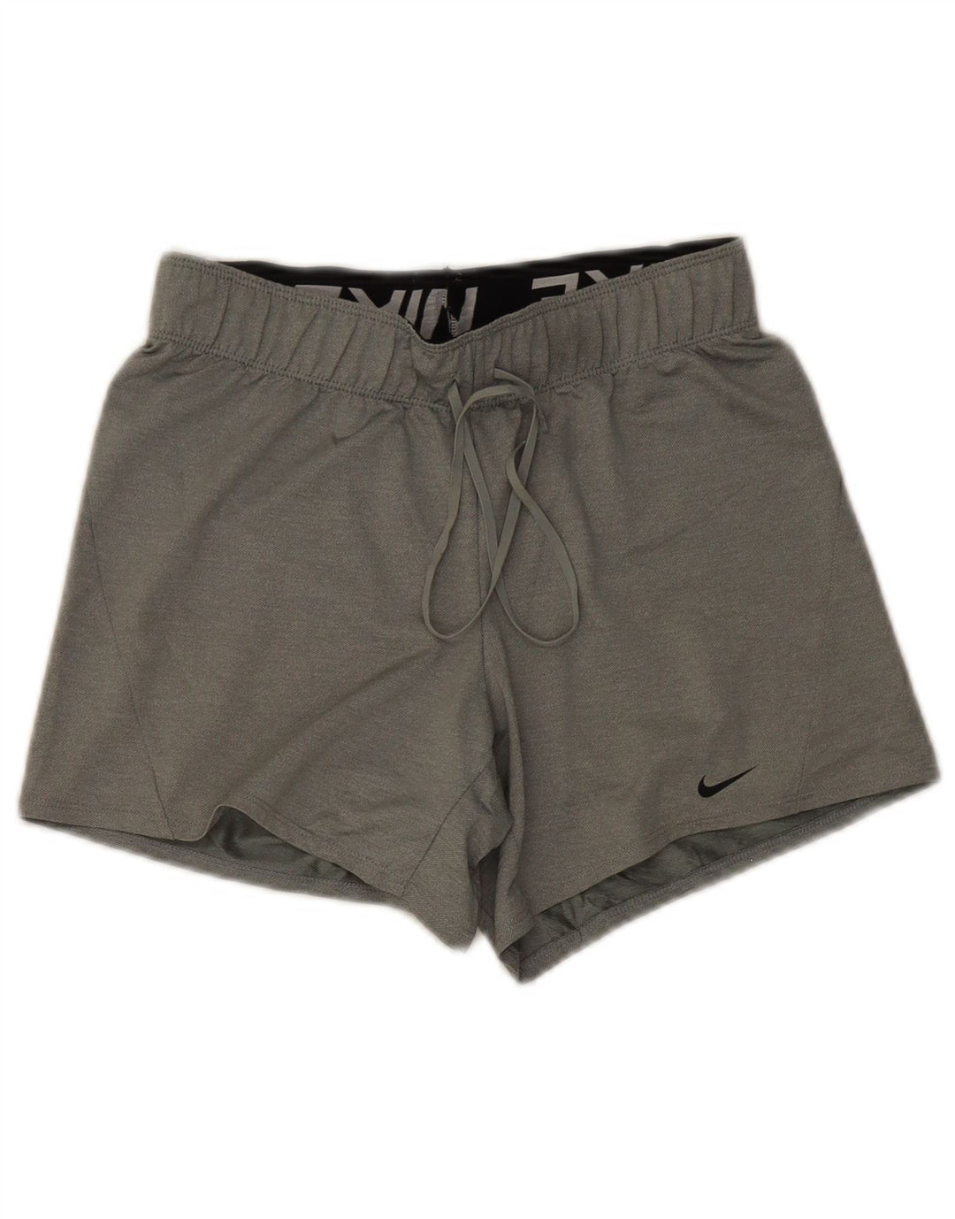 Pantaloncini sportivi Nike Dri Fit da donna UK 6 XS poliestere grigio