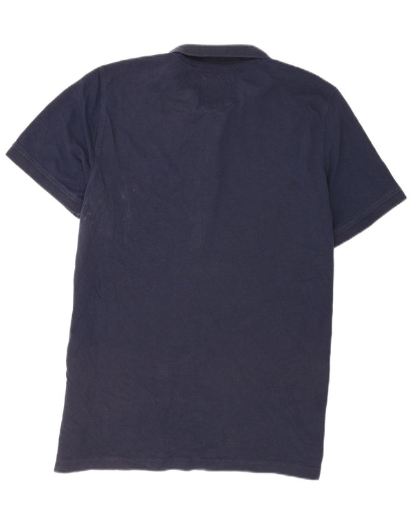 Crew Clothing Polo da uomo a maniche corte XL in cotone blu navy