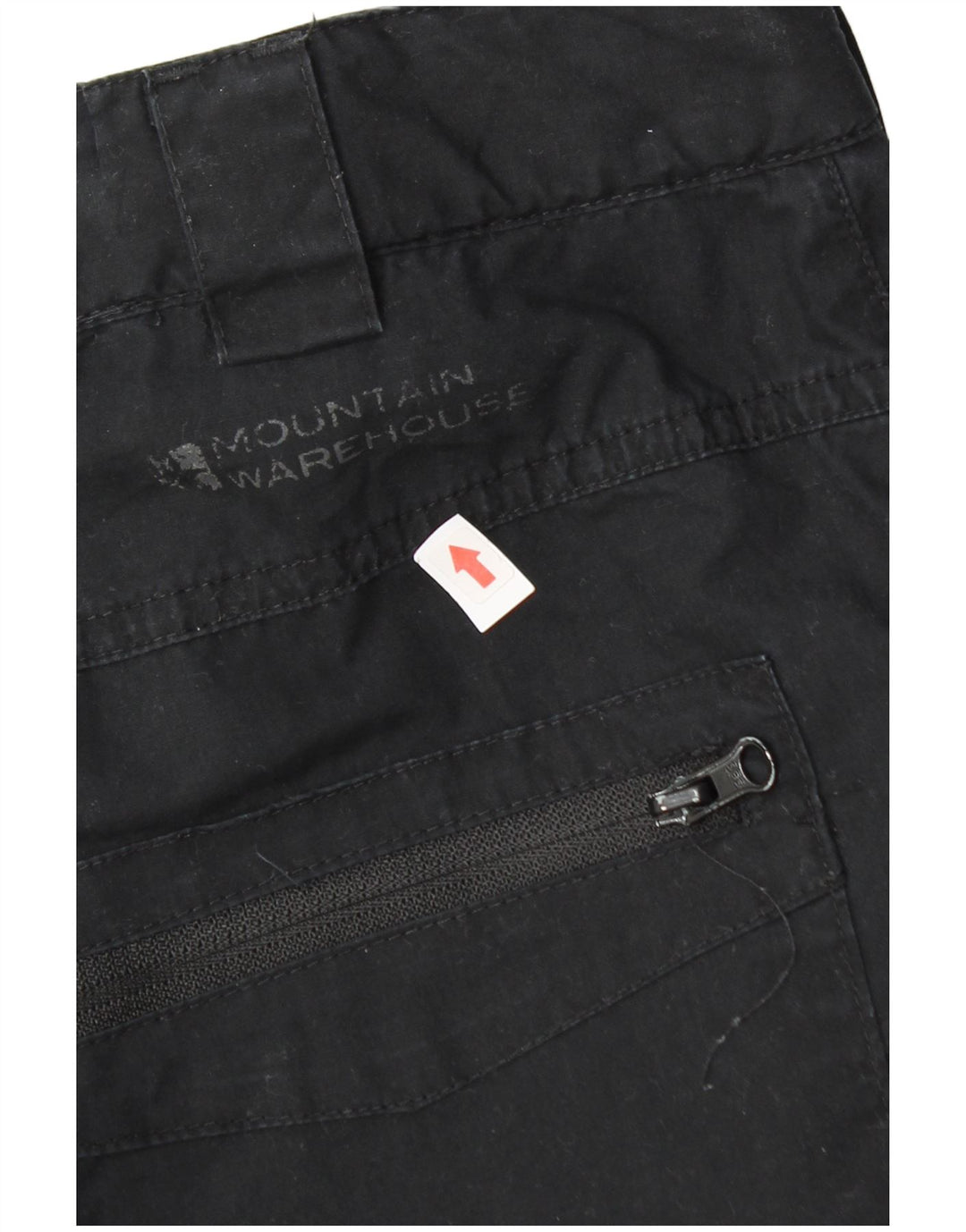 Pantaloni cargo dritti da uomo Mountain Warehouse W32 L31 poliestere nero