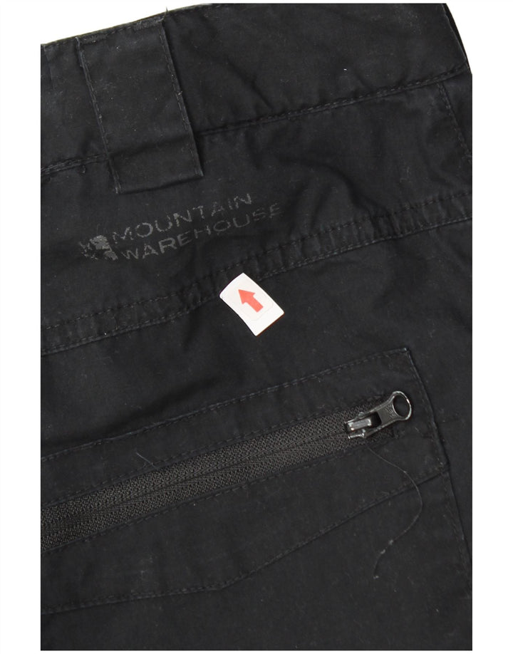 Pantaloni cargo dritti da uomo Mountain Warehouse W32 L31 poliestere nero