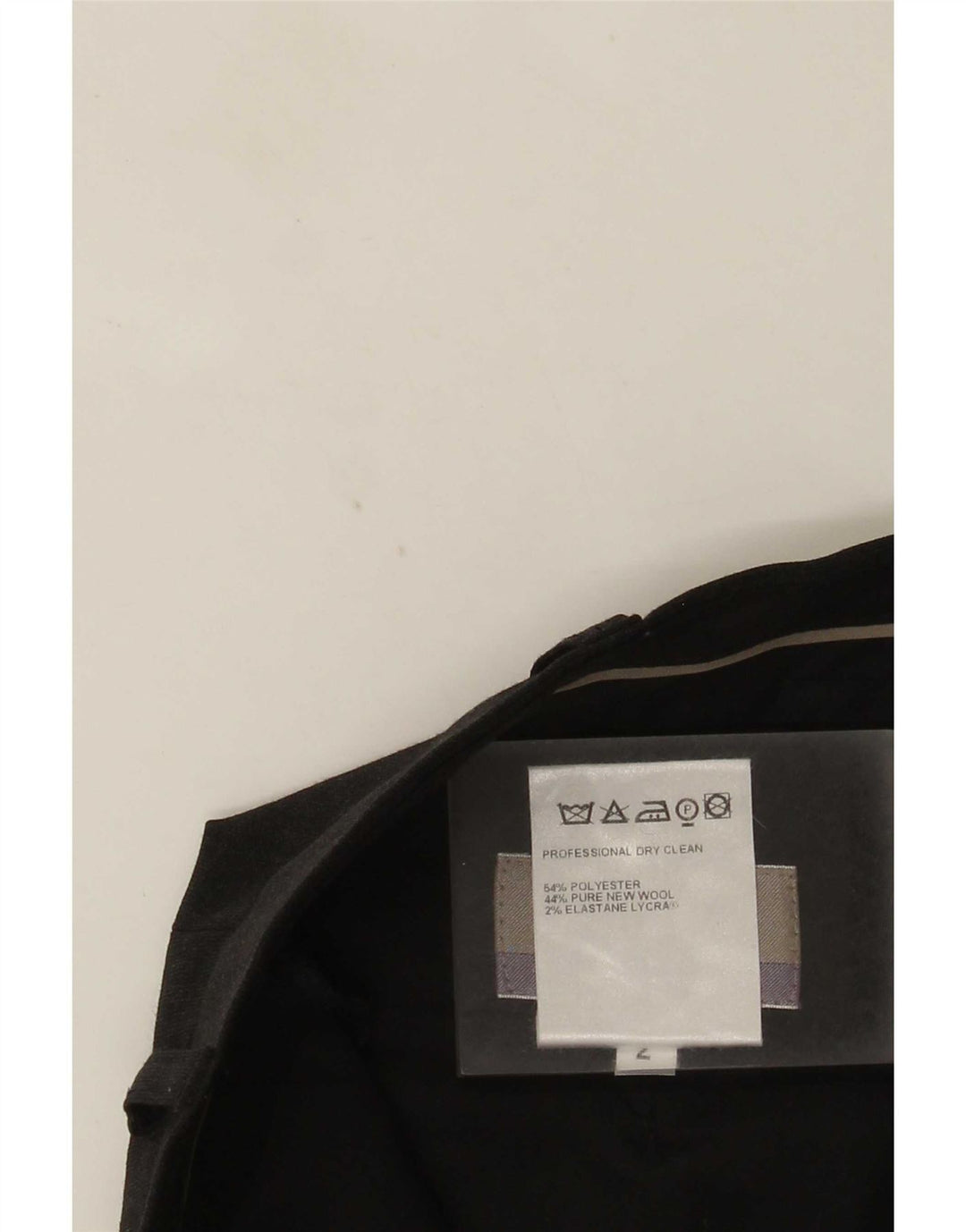 Pantaloni da abito con pegging sartoriali da uomo Marks & Spencer W36 L31 poliestere grigio