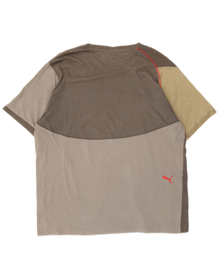 Puma Uomo Ducati Graphic T-shirt Top XL Grigio Colourblock