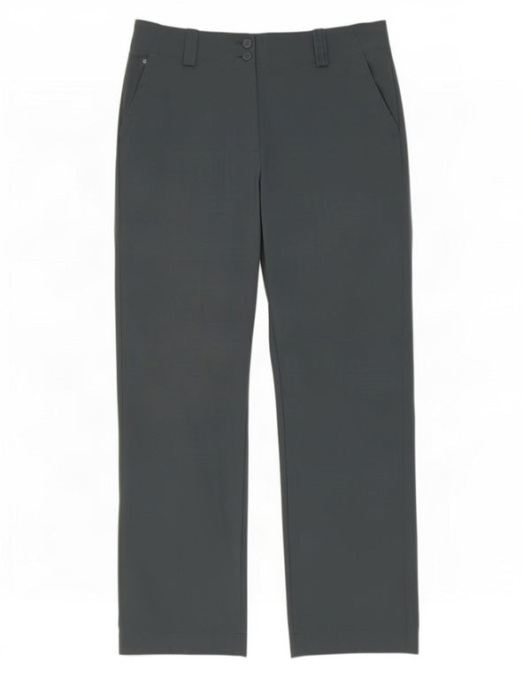 Pantaloni chino dritti Nike da donna Dri Fit UK 10 Small W30 L31 Grigi