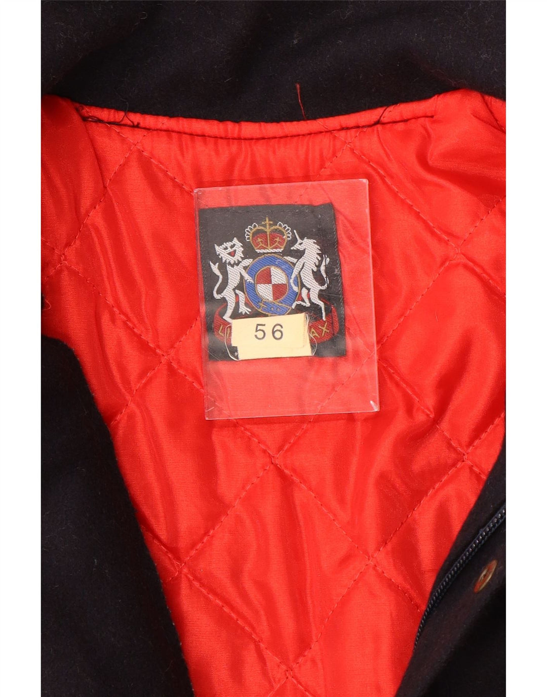 Cappotto giacca a vento da uomo VINTAGE IT 56 3XL Blu Navy