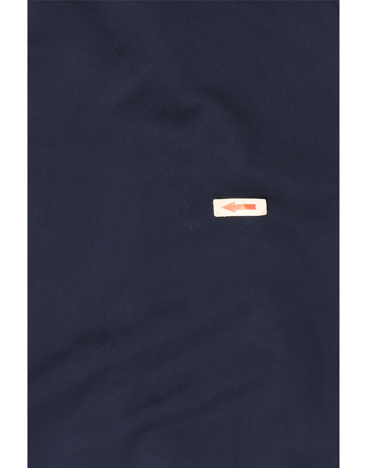 Giacca da ginnastica da uomo Asics piccola in poliestere blu navy