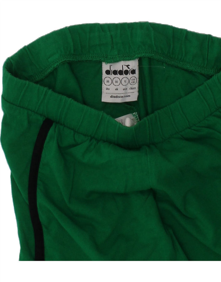 DIADORA Boys Sport Shorts 8-9 Years Medium  Green Cotton Vintage Diadora and Second-Hand Diadora from Messina Hembry 