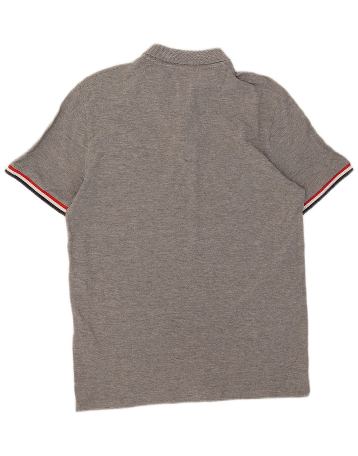 Polo da uomo JACK & JONES in cotone grigio medio