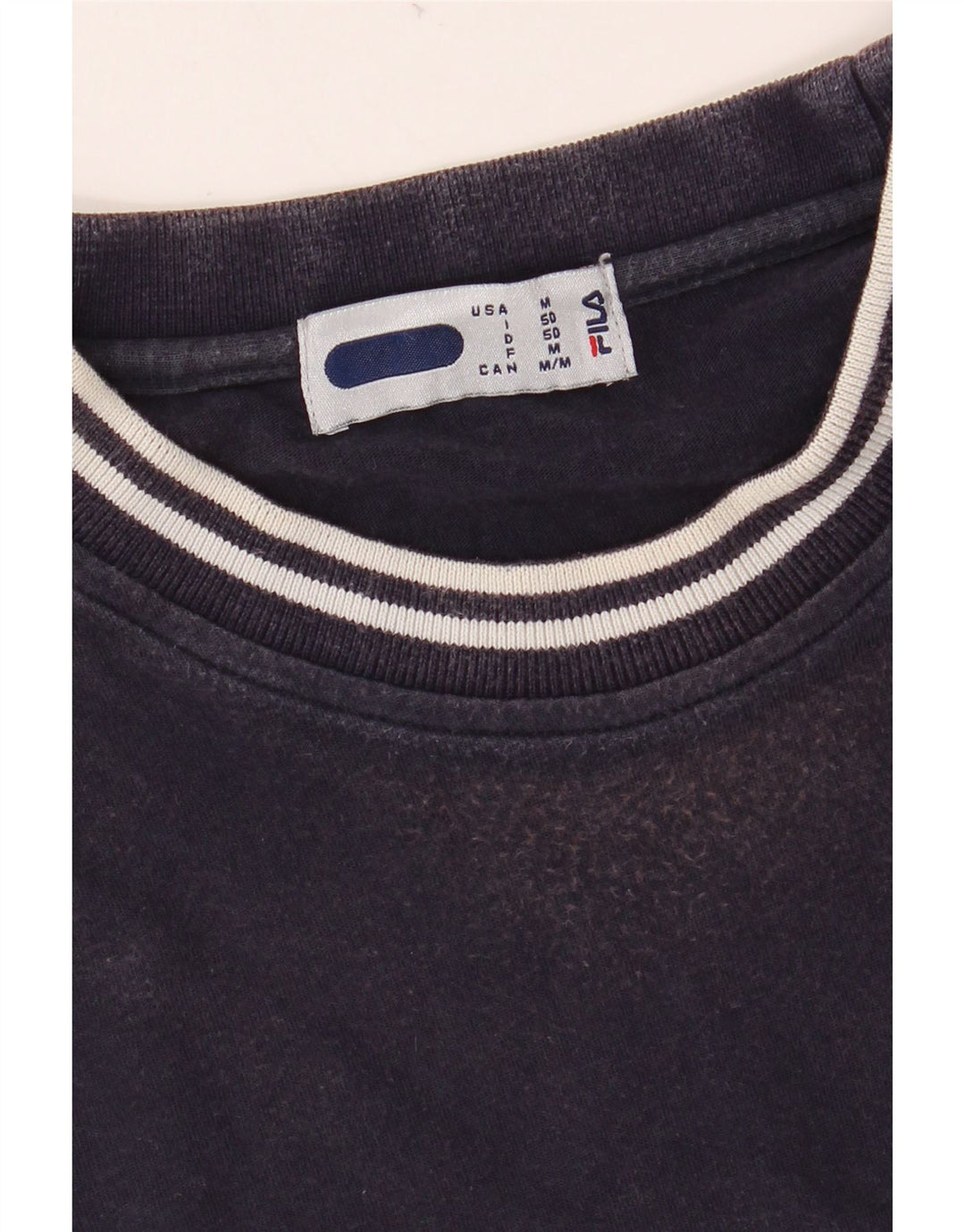 T-shirt grafica da uomo FILA Top IT 50 medio blu navy in cotone