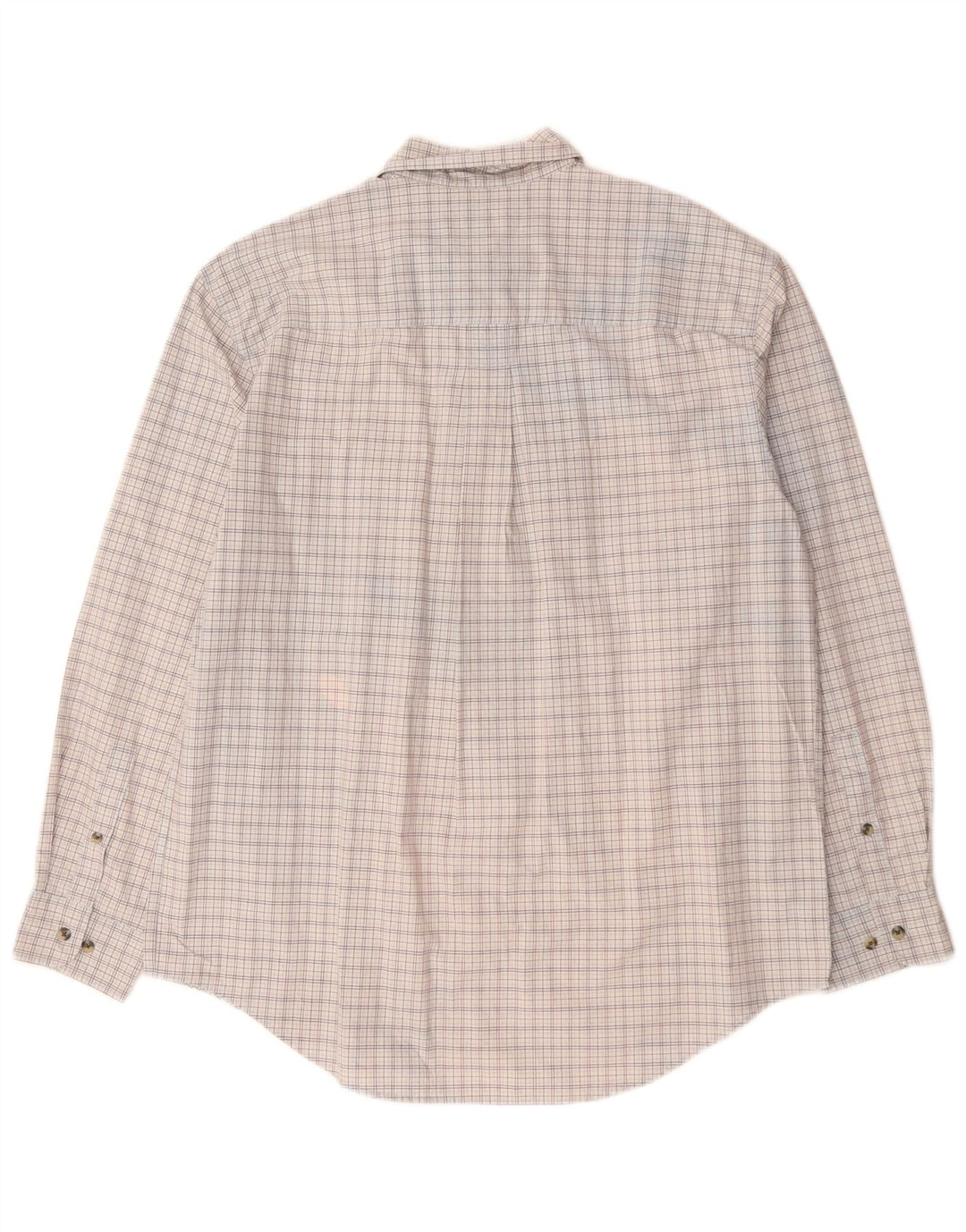 TIMBERLAND Camicia da uomo in cotone a quadri grigi grandi