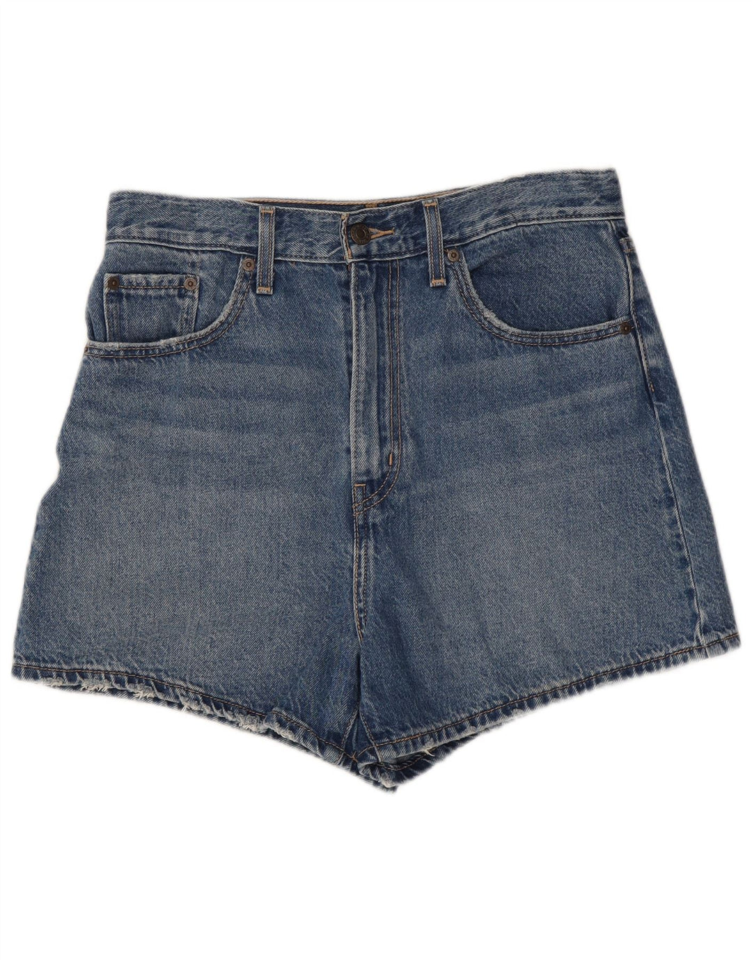 Pantaloncini di jeans da donna Levi's W28 cotone blu medio