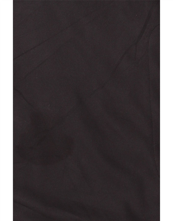 Tuta da uomo Reebok con zip e collo pullover, taglia grande, in poliestere nero
