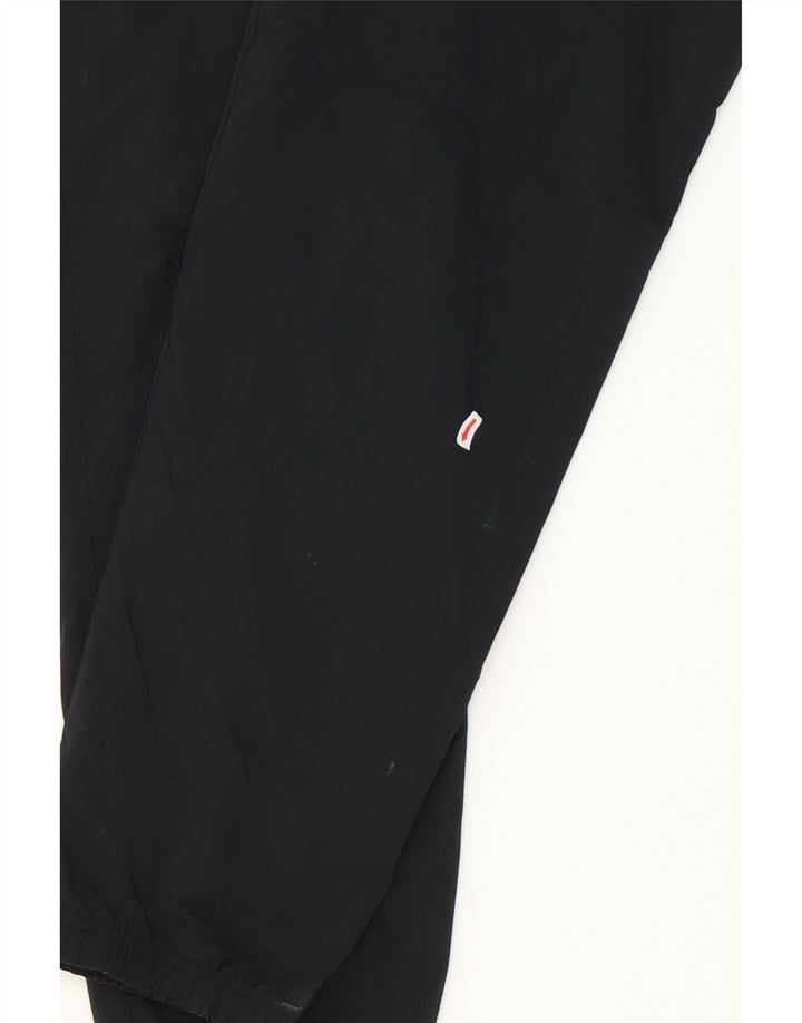 EDDIE BAUER Mens Tracksuit Trousers Joggers Medium Black Polyester Vintage Eddie Bauer and Second-Hand Eddie Bauer from Messina Hembry 