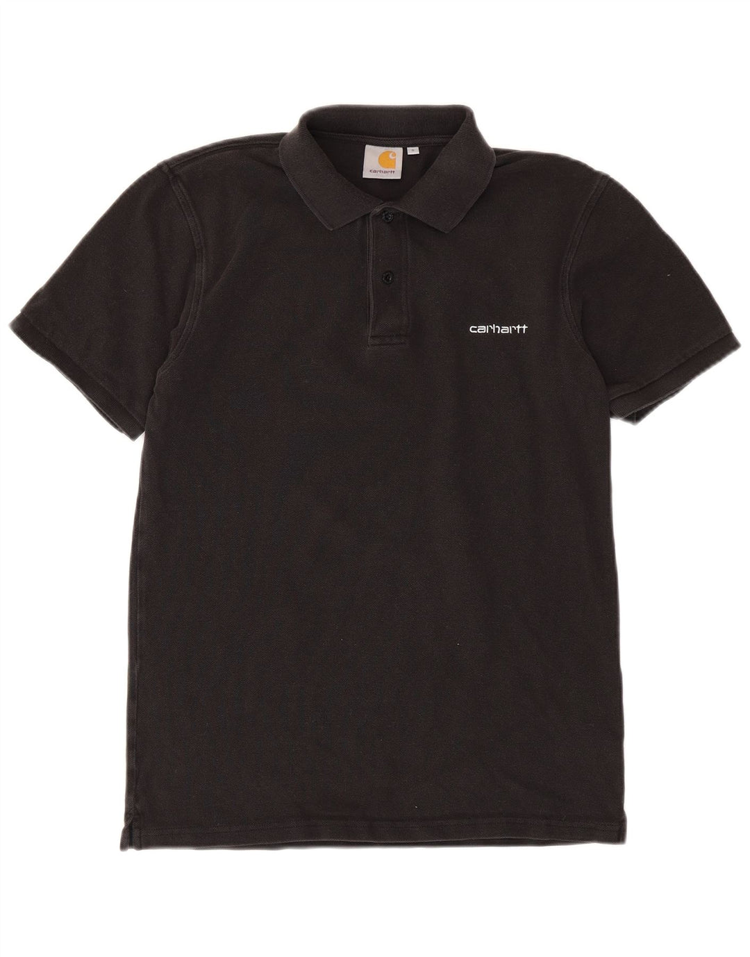 Polo Carhartt da uomo piccola in cotone nero