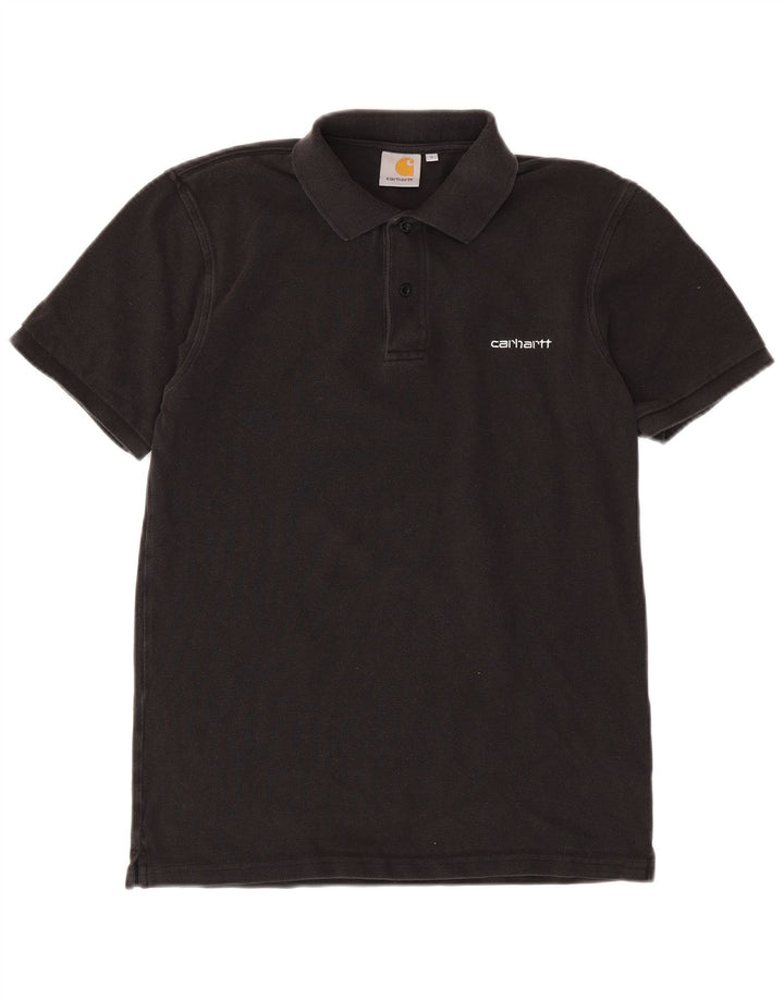 Polo Carhartt da uomo piccola in cotone nero