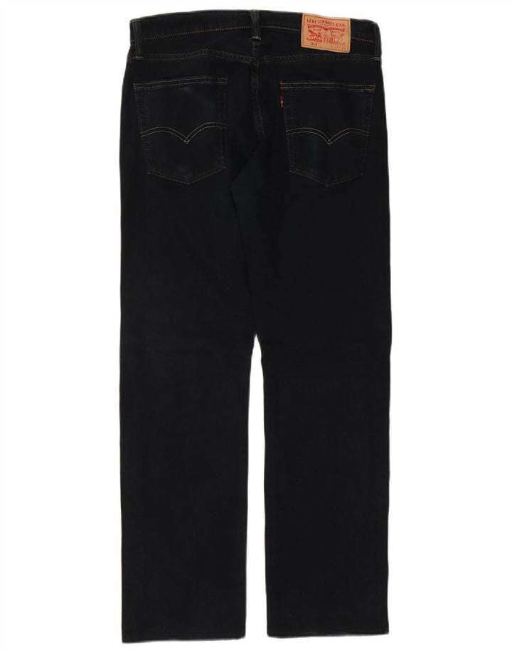 Levi's Uomo 513 Jeans dritti W31 L29 Cotone blu navy
