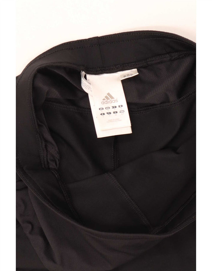Gonna Adidas Clima 365 da donna UK 8 piccola in nylon nero