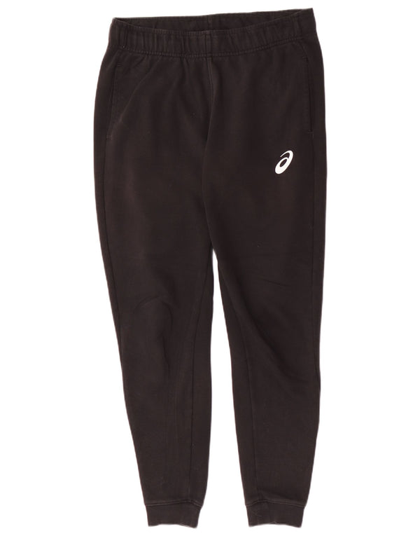 Asics Pantaloni da tuta da donna con grafica Joggers UK 14 Medium Black Cotton