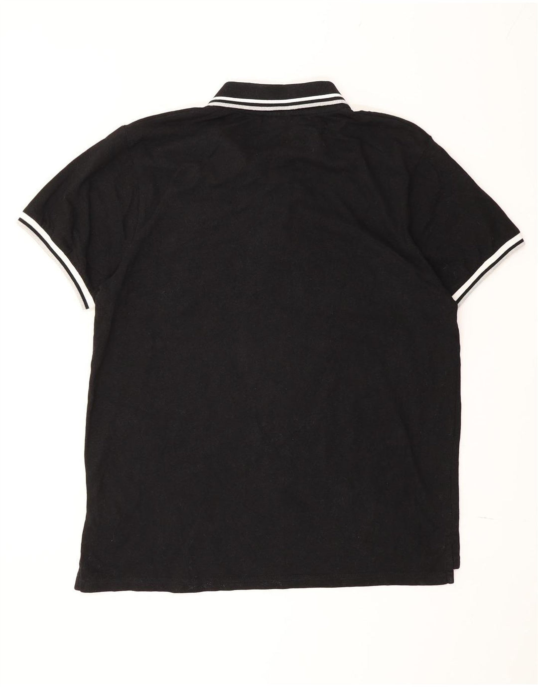 Polo da uomo Fila XL in cotone a righe nere