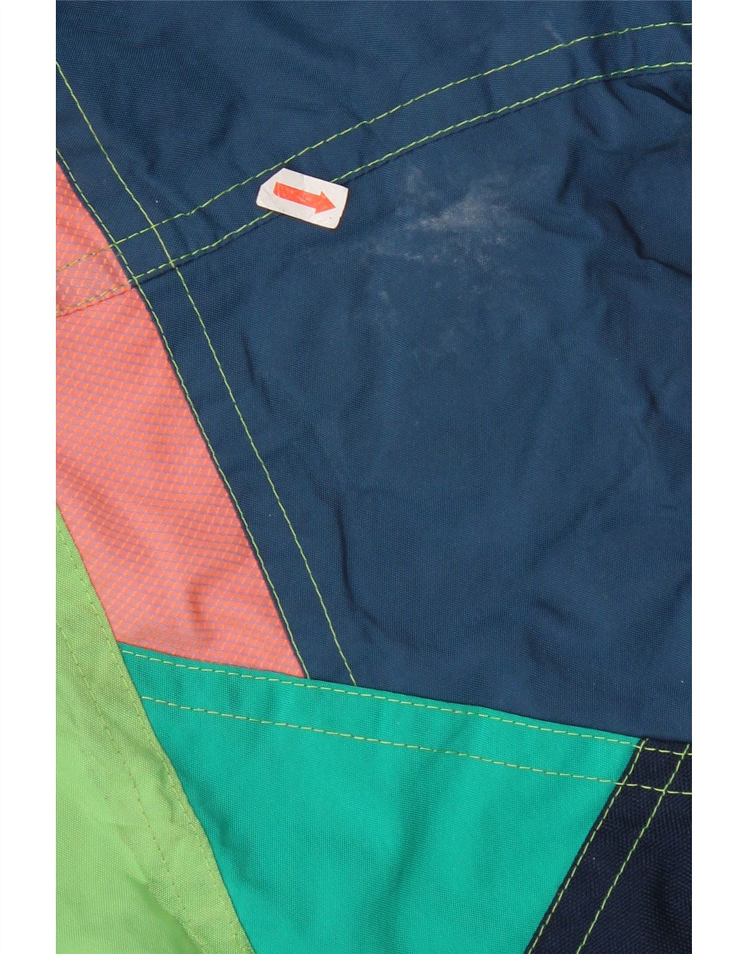 Giacca da sci con cappuccio da uomo Colmar IT 52 Large Green Colourblock