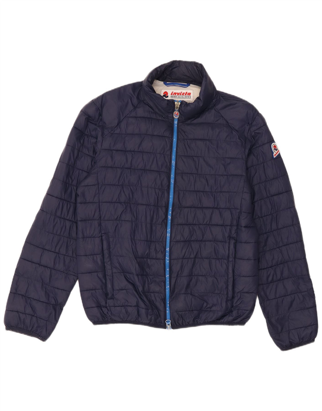 Giacca imbottita con cappuccio da donna Invicta UK 18 XL nylon blu navy