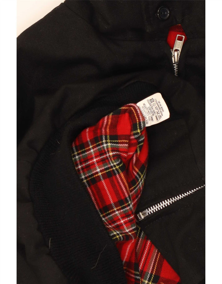 Giubbotto bomber da uomo vintage UK 42 XL poliestere nero