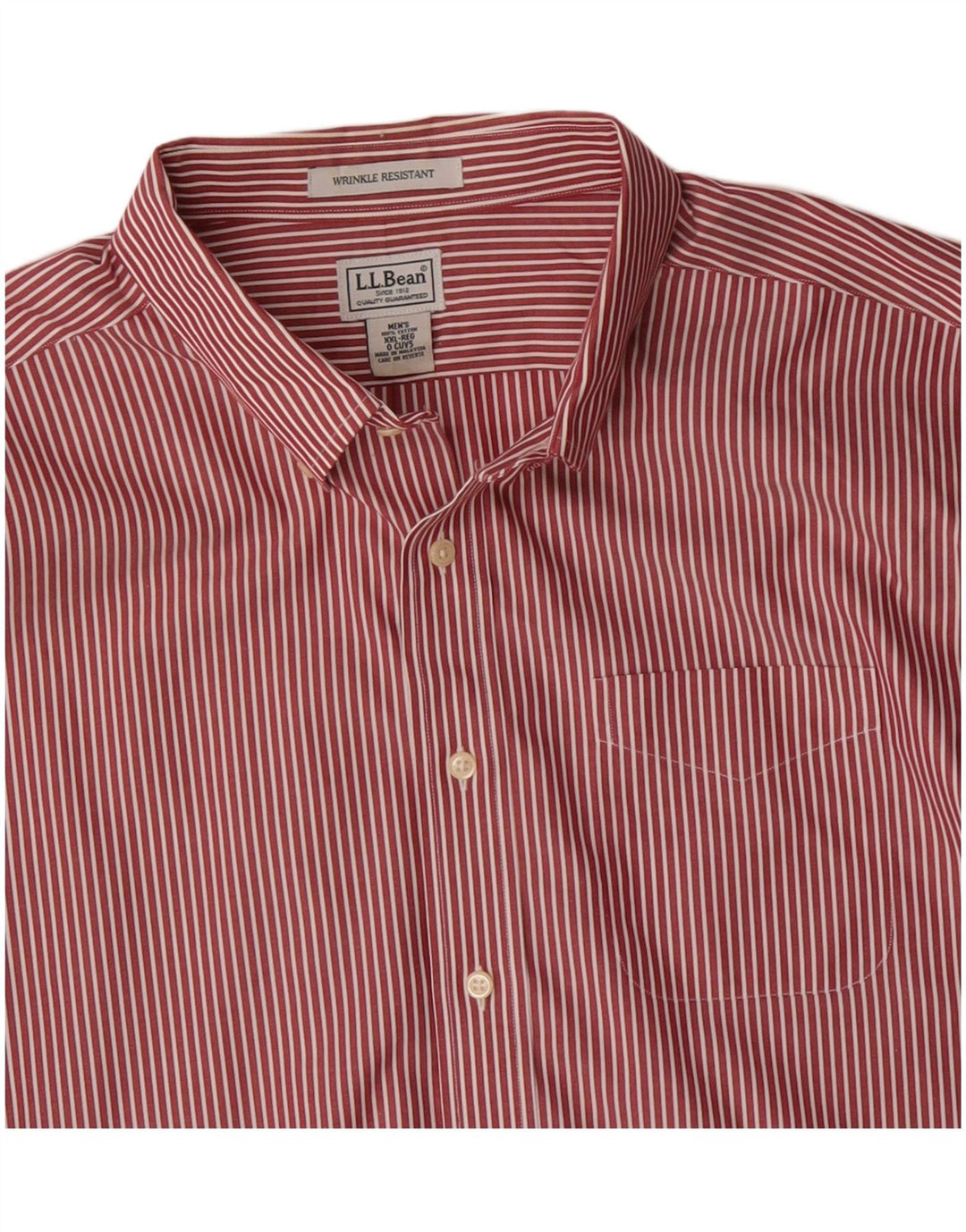Camicia da uomo L.L.Bean 2XL cotone a righe rosse