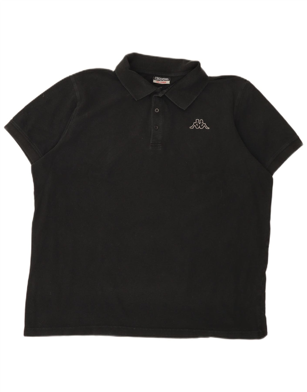 Polo da uomo KAPPA 2XL in cotone nero