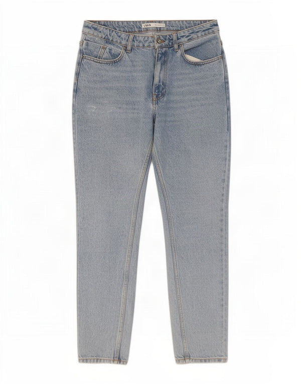 Jeans affusolati da donna Zara EU 38 Small W28 L29 Cotone blu