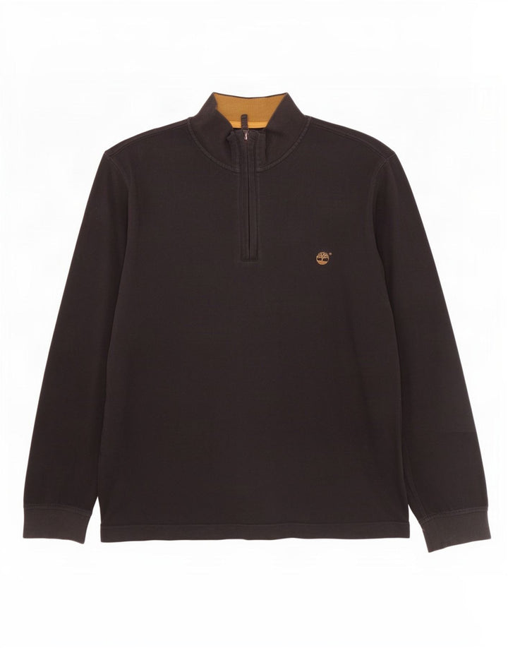 Timberland Uomo Earthkeepers Felpa con collo con zip Maglione 2XL Marrone