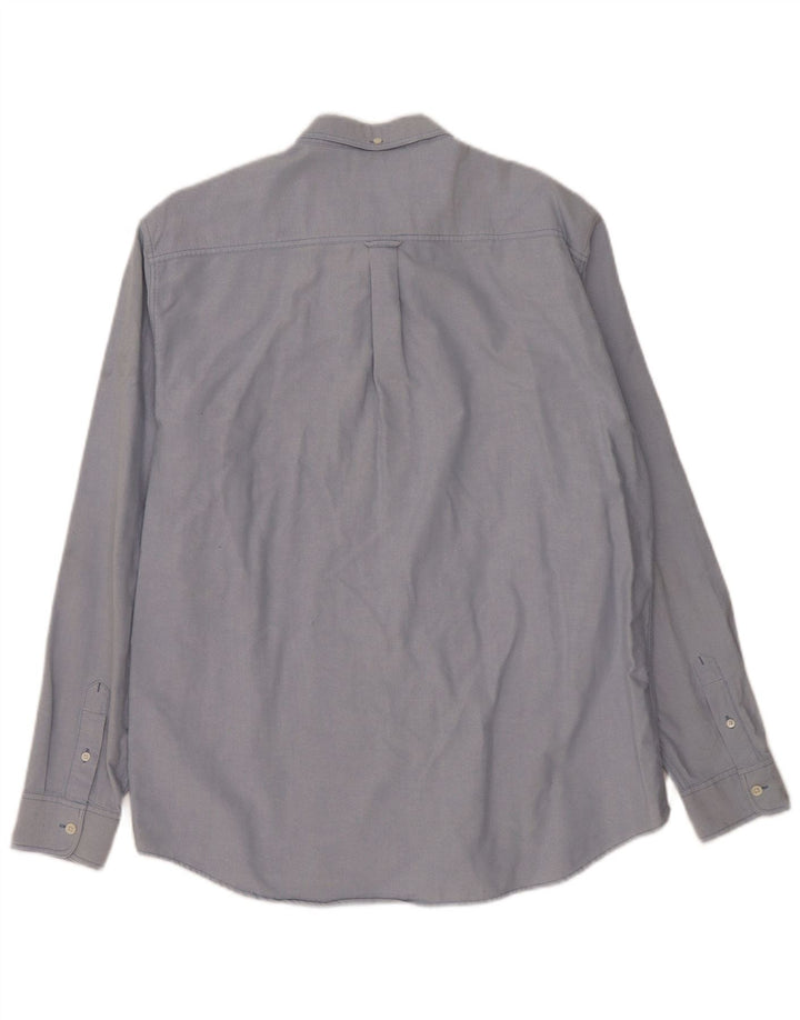 Camicia slim fit da uomo Lyle & Scott XL blu
