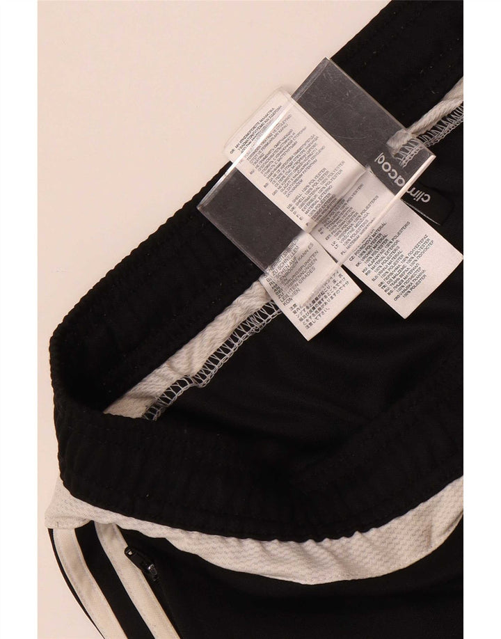 Pantaloni da tuta Adidas Climacool da uomo piccoli in poliestere color block nero