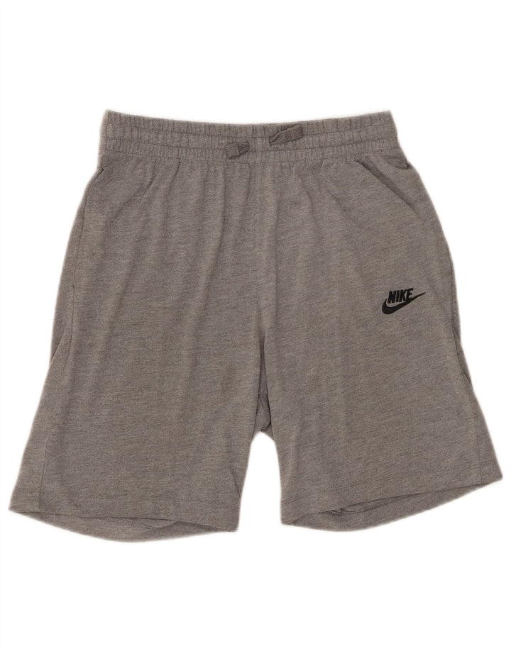 Pantaloncini sportivi Nike da ragazzo 13-14 anni XL Poliestere chiazzato grigio