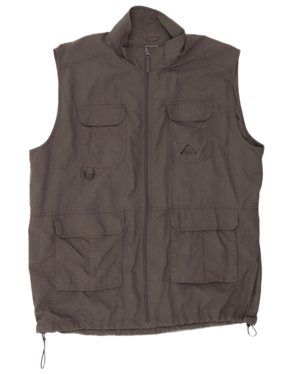 Gilet utility da uomo McKinley UK 44 2XL Poliammide grigio