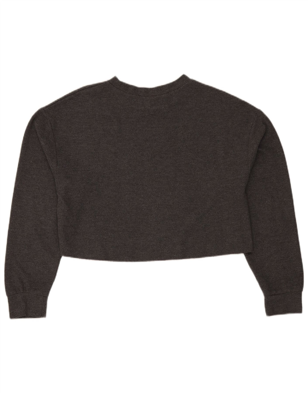 Top corto Zara Trafaluc da donna a maniche lunghe UK 14 Poliestere grigio medio
