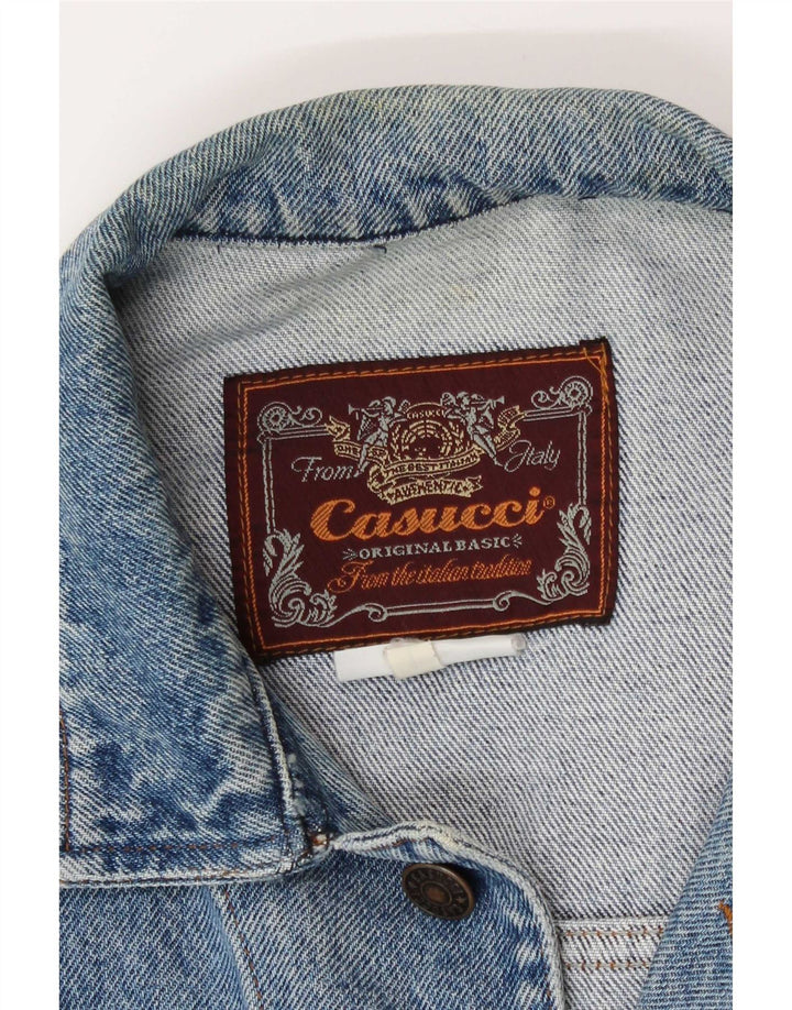 Giacca in denim da uomo Casucci UK 42 XL Blu