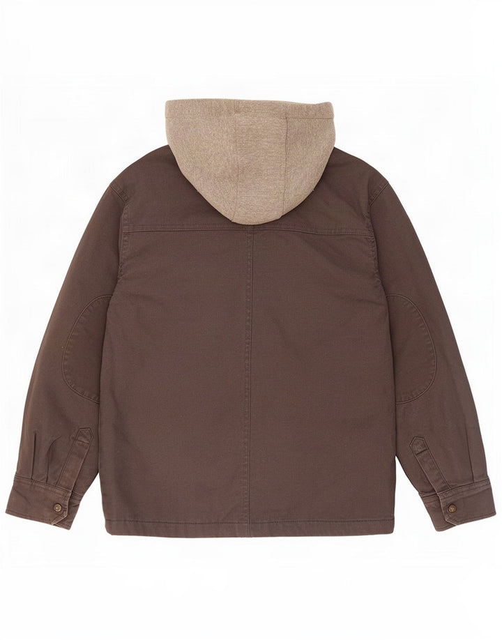 Giacca utility con cappuccio Dickies per ragazzi 10-11 anni Large Grey Colourblock