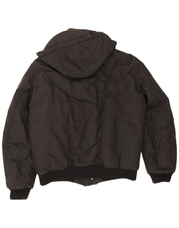 Refrigiwear Giacca imbottita bomber con cappuccio Cruz da uomo UK 44 2XL Poliammide nera