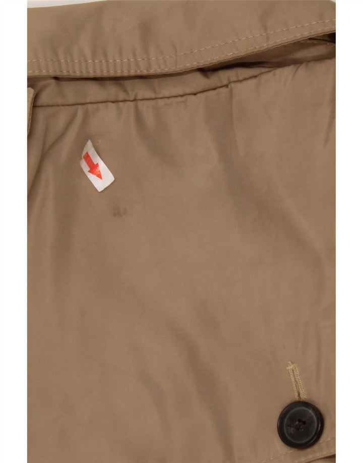 Trench da donna Zara UK 14 Poliestere beige medio