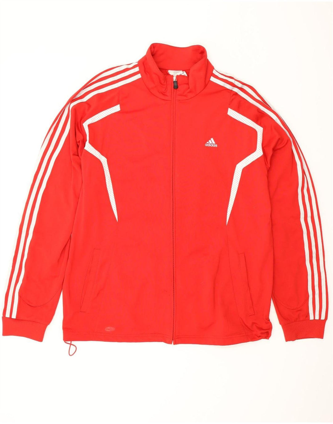 ADIDAS Giacca da uomo Climalite Top Jacket grande rossa in poliestere