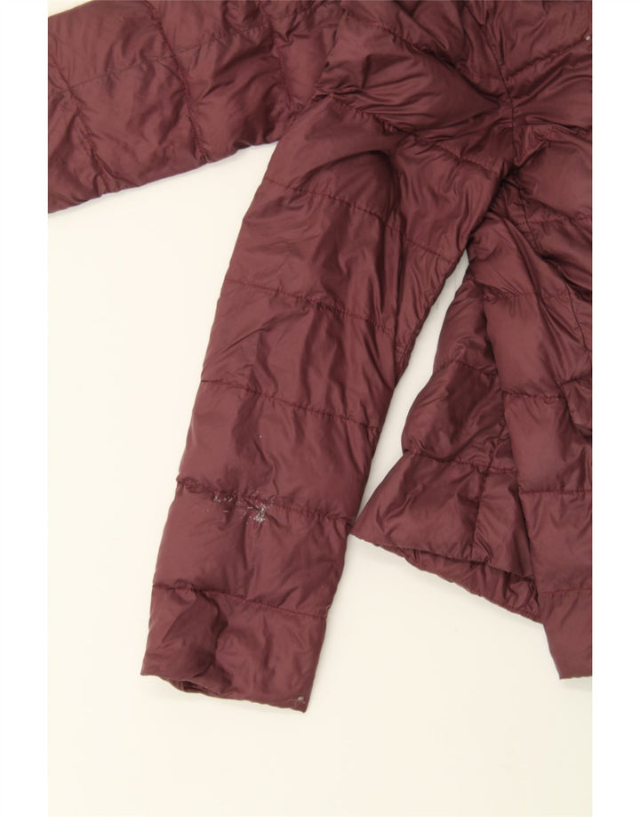 FAY Womens Padded Jacket UK 16 Large Maroon Vintage Fay and Second-Hand Fay from Messina Hembry 