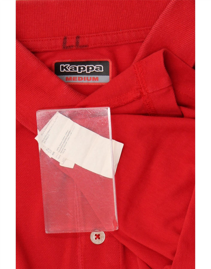 Polo Kappa Uomo Rosso Medio In Cotone
