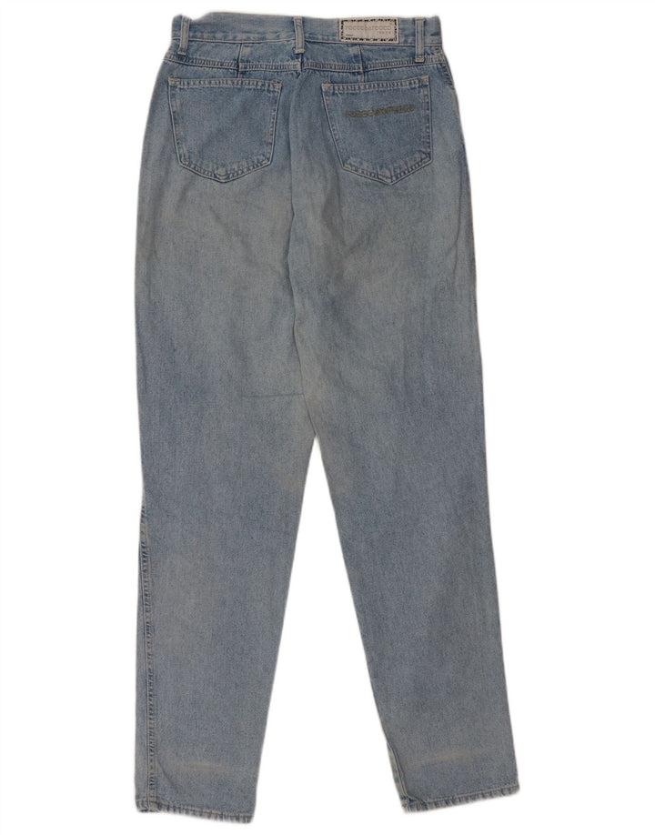 Jeans affusolati a vita alta da donna Roccobarocco IT 45 medio W31 L31 Blu