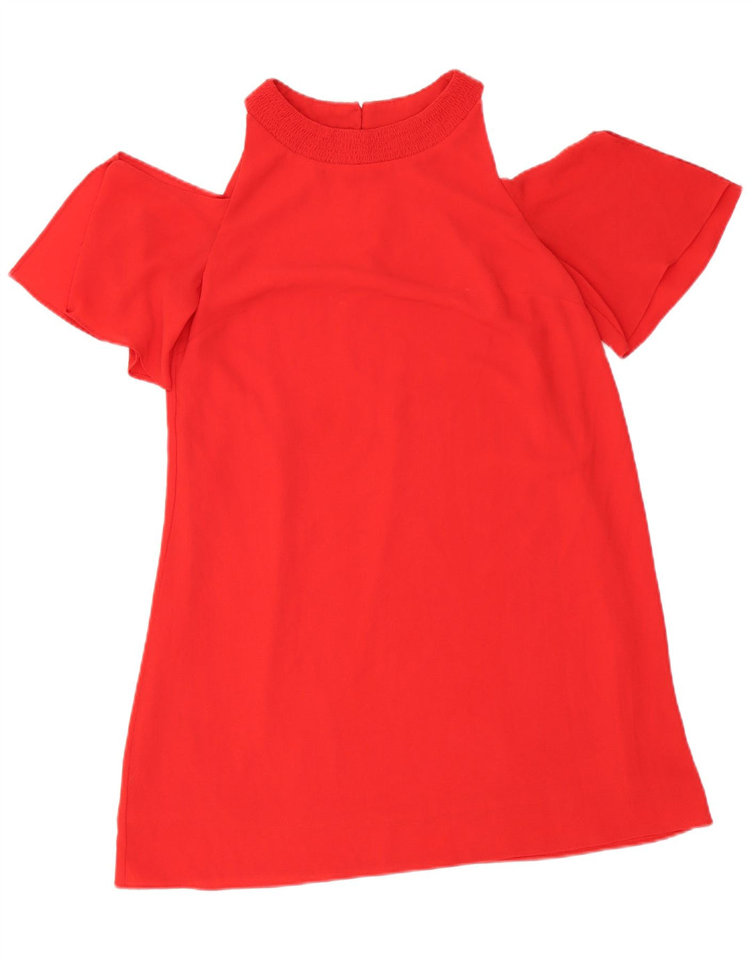 Abito Zara da donna con spalle scoperte UK 10 piccolo rosso
